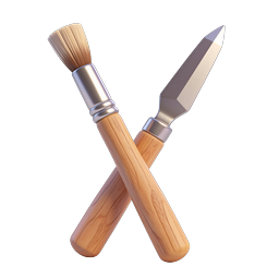 makeup-brush-craft-knife