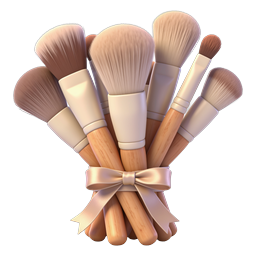 Icono de Pack de Brochas de Maquillaje - Colección de Herramientas de Belleza