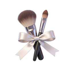 Icona pennelli da trucco eleganti | Design app di bellezza