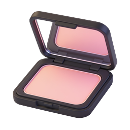 Open Makeup Compact Case Icon - Beauty & Cosmetics
