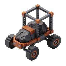Mars Rover 3D Icon - Space Exploration Vehicle
