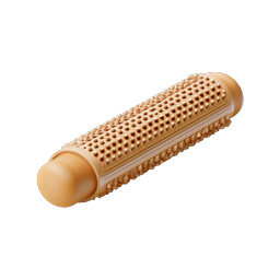 Textured Massage Roller 3D Icon for Wellness Apps