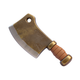Premium 3D Meat Cleaver Icon for Culinary & Cooking