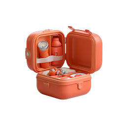 3D Medical Emergency Kit Icon - First Aid Supplies