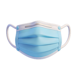 Stylish Medical Mask Icon for Health & Safety