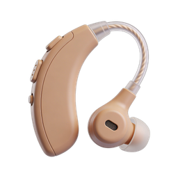 Hearing Aid Icon for Audiology and Medical Use