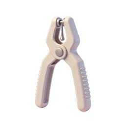 Stylized Clamp Tool Icon for DIY Projects