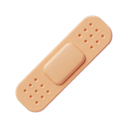 Stylish Bandage Icon for Healthcare Use