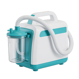 Medical Suction Machine Icon | Healthcare Equipment 3D Render
