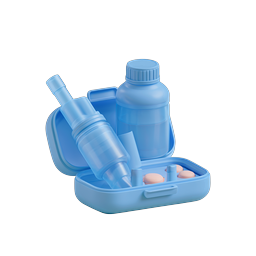 Medical Vape Kit Icon - Portable Health Case 3D