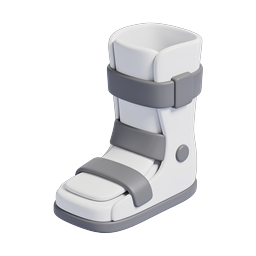 Medical Walking Boot Icon - Orthopedic Fracture Boot