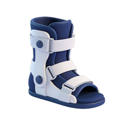 Medical Walking Boot 3D Icon for Orthopedic Recovery