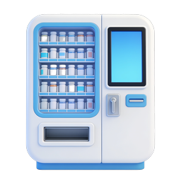 Medicine Vending Machine Icon | Healthcare Pharmacy 3D