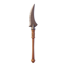 Mittelalterlicher Speer 3D-Waffen-Icon - Fantasy-Stangenwaffe