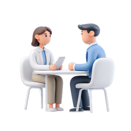 Professional Meeting Discussion Icon for Business Use