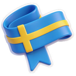 Icono de megáfono 3D - Azul y Amarillo
