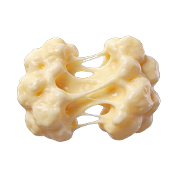 Melted Cheese Icon - Realistic 3D Food Illustration
