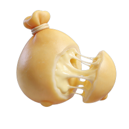Melted Money Bag Icon - 3D Golden Finance Illustration