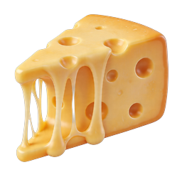 Melting Cheese Icon - 3D Realistic Food Illustration