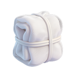 Mesh Laundry Bag Icon - 3D Realistic Render