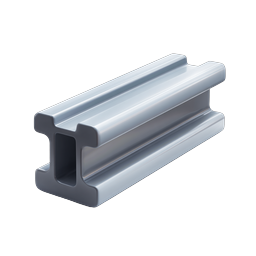Metal Beam Profile - Industrial Steel Extrusion Icon