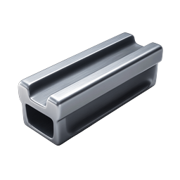 Metal Channel Beam Icon - Industrial Steel Profile