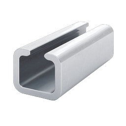 Metal U-Channel Profile Icon - Industrial Steel Extrusion