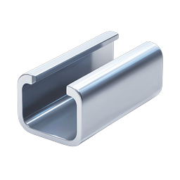 Metal Channel Strut Icon - 3D Construction Material