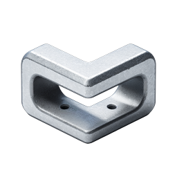 Metal Corner Bracket Icon - Galvanized Steel Hardware
