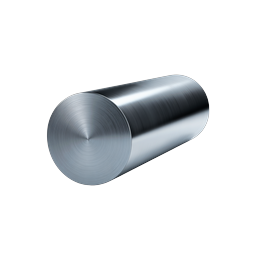 Brushed Metal Cylinder Icon - Industrial Steel Roll
