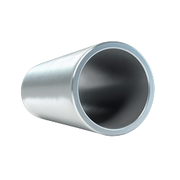 Realistic Metal Pipe Cylinder Icon | Industrial Design