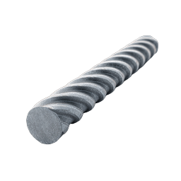 Realistisches Metallschrauben-Icon - 3D-Gewindebefestiger