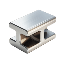 Metal Staple Icon - 3D Realistic Office Supply