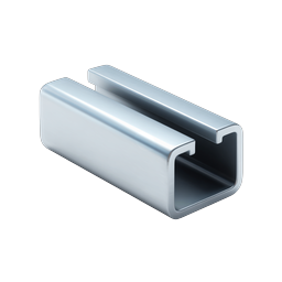 Metal Strut Channel Icon - Industrial Steel U-Channel