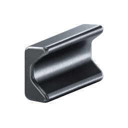 Realistic Metallic Binder Clamp 3D Icon