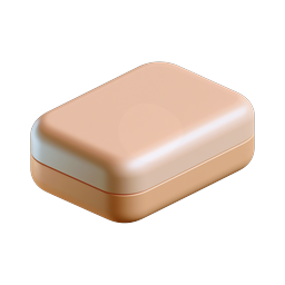 Rose Gold Metallic Box 3D Icon | Premium Container
