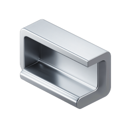 Metallic Channel Icon | 3D Chrome Slot Design