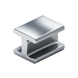 Metallic Staple Icon | 3D Realistic Office Supply