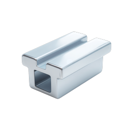 Metallischer Tacker Icon | Realistisches 3D-Bürozubehör