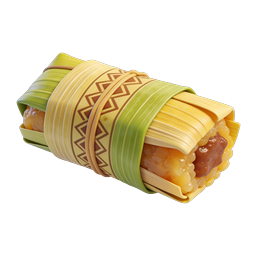 Traditional Mexican Tamale Icon | 3D Food Illustration