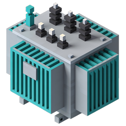 Isometric Microchip Processor CPU Icon - 3D Tech Design