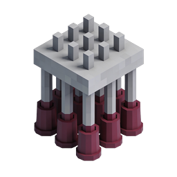 Isometric Microchip Processor 3D Icon for Tech Design