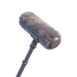 Fuzzy Microphone Windscreen Icon - Professional Audio