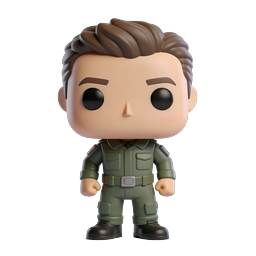 Military Soldier Vinyl Figure Icon - 3D Character