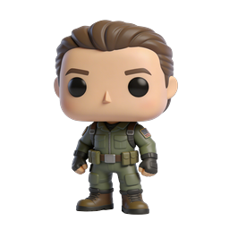 Military Soldier Funko Pop Style 3D Icon Figure