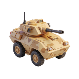 Military Tank Icon for Strategic Graphics