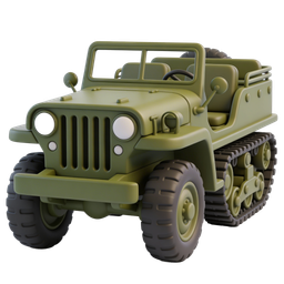 Stylish Military Jeep Icon for Transport Needs