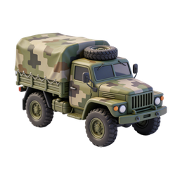 Military Truck Icon for Transport and Logistics Use