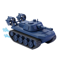 Stylish Military Tank Icon for Modern Design Projects