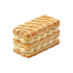 Mille-Feuille Pastry Icon - French Napoleon Dessert